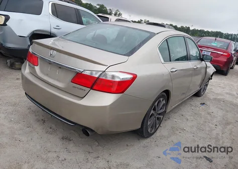 2013 Honda Accord Sport из США, поврежденный, VIN 1HGCR2F54DA133489